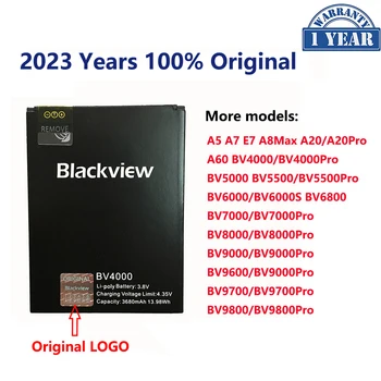 100% Originálne Pre Blackview BV4000 BV5000 A7 A5 A60 E7 E7S A8 Max A20 BV6000 BV6000S BV7000 BV8000 BV9000 Pro Batéria Telefónu