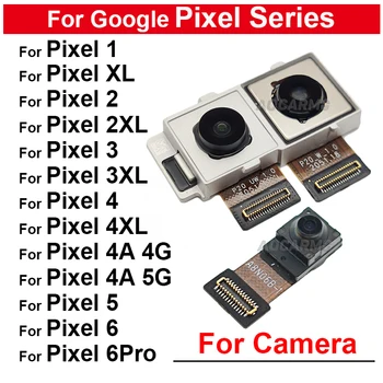 Pre Google Pixel 2 3 XL 4A 2XL 3XL Smerom Predné + Zadné Hlavný Fotoaparát Flex Kábel Náhradné Diely