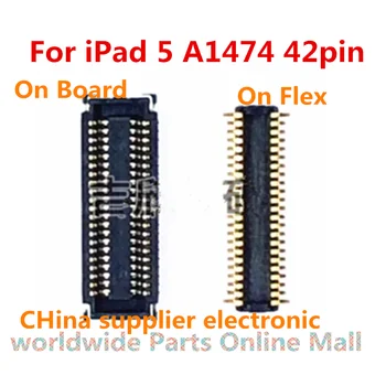 10pcs-50pcs Pre iPad 5 A1474 LCD Displej FPC Konektor Zásobník na doske Doske Flex 42 kolíky